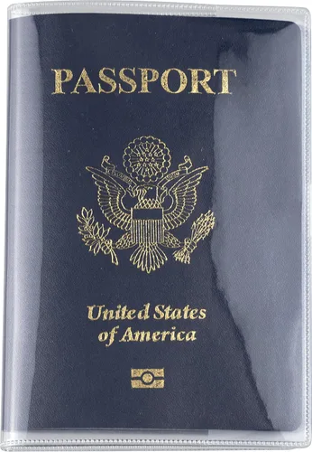 Miniatura 7 de Paquete de 10 fundas para pasaporte de plástico transparente, funda protectora de pasaporte, funda de vinilo transparente para pasaporte