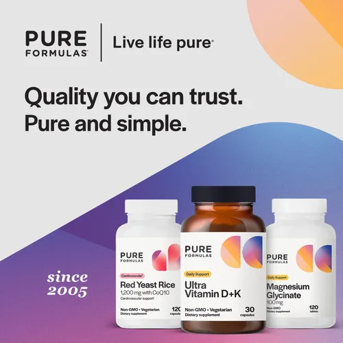 Miniatura 6 de PureFormulas Vitamina D3 K2 Vitamina 5000 UI - Suplemento VIT D3 K2 para absorción de calcio, fuerza ósea, apoyo cardiovascular y de función