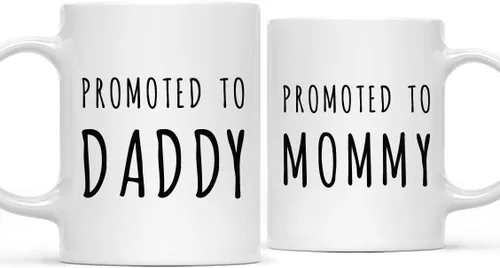 Miniatura 13 de Andaz Press Anuncio de embarazo de bebé español de 11 onzas, regalo de taza de café, promocionado a abbuela, paquete de 2, idea de regalo novedosa
