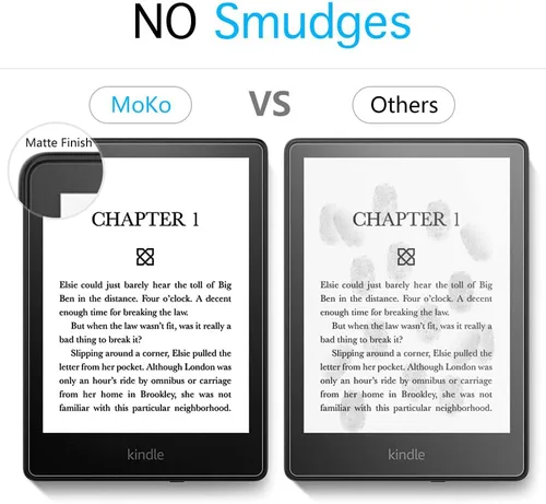 Miniatura 4 de MoKo Paquete de 2 protectores de pantalla para Kindle Paperwhite de 6.8 pulgadas (11ª generación-2023/2021) y Kindle Paperwhite Signature Edition