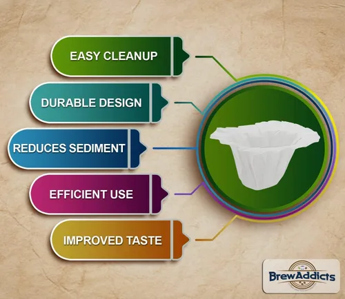 Miniatura 5 de Filtros de café de papel desechables Filtro de café desechable para Keurig 1.0 y 2.0 Tamaño y cantidad perfectos 100
