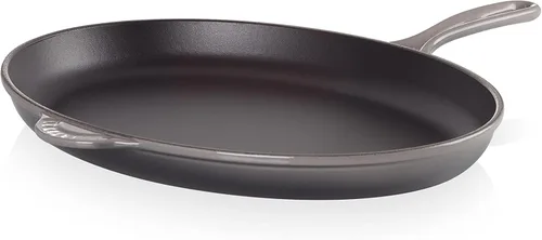 Miniatura 3 de Le Creuset Sartén ovalada de hierro fundido esmaltado de 15.75 pulgadas, ostra