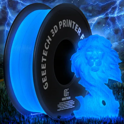 Miniatura 43 de GEEETECH Filamento PLA de color dorado sedoso de 0.069 libras, filamento de seda brillante para impresora 3D, carrete de 2.2 libras, precisión