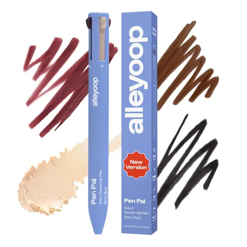 Miniatura 9 de ALLEYOOP Swift - Definidor de cejas todo en 1 con afilador integrado y cepillo de bobina, resistente al agua y a las manchas y lápiz de cejas