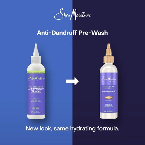 Miniatura 3 de SheaMoisture - Prelavado anticaspa vinagre de sidra de manzana y ácido salicílico para exfoliar suavemente y eliminar escamas para un cuero