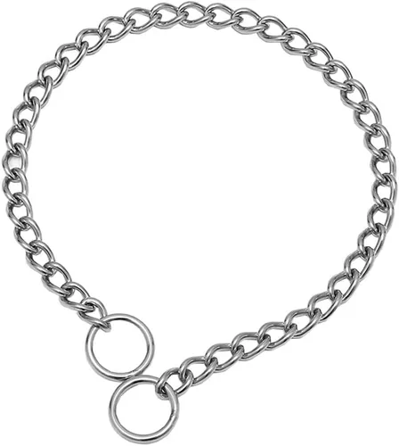 Miniatura 2 de Collar de cadena para perro, collar de entrenamiento, collares de cadena de acero inoxidable para perros grandes, longitud 24 pulgadas, diámetro