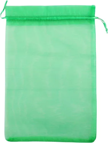 Miniatura 15 de 8 x 12 pulgadas 100 piezas bolsas con cordón de tela de organza bolsa de regalo de joyería bolsa de caramelo favores de boda B231 (azul bebé)