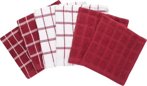 Miniatura 2 de Ritz Juego de paños de cocina a cuadros: altamente absorbente y súper suave - 100% algodón, paños de limpieza de cocina duraderos para limpiar mesas