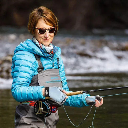 Miniatura 4 de Palmyth Guantes de pesca UV con protección solar, guante sin dedos para kayak, hombres y mujeres, UPF 50+ SPF para navegación, senderismo, remo
