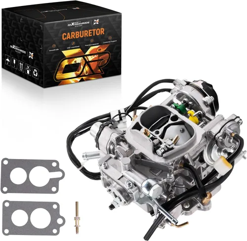 maXpeedingrods Carburador 22R de 2 barriles TOY-505 Carb para Toyota Pickup 22R Motor 1981-1986 y 1987 (primeros seis meses) con conector de enchufe