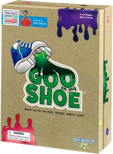 Miniatura 6 de Goo on My Shoe - Juego de mesa familiar tonto y pegajoso - Hecho por niños para niños - para mayores de 4 años - 2-4 jugadores