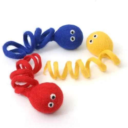 Miniatura 13 de Glaciart One Juego de juguetes para gatos con hierba gatera, hojas y encendedor Grieta de gato para gatitos divertidos, juguetes estimulantes