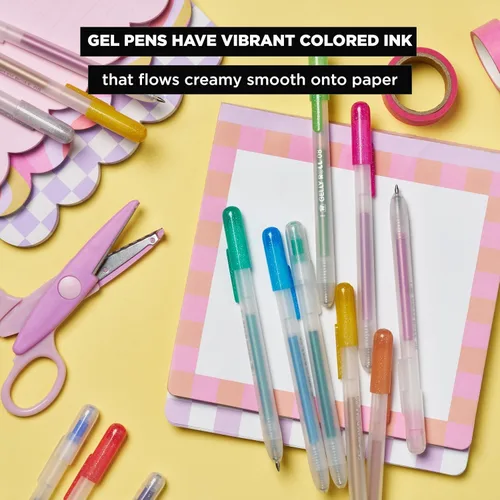 Miniatura 4 de SAKURA Gelly Roll - Bolígrafos de gel retráctiles de colores, juego de colores opacos, bolígrafo de tinta de punta media para diario, arte o dibujo