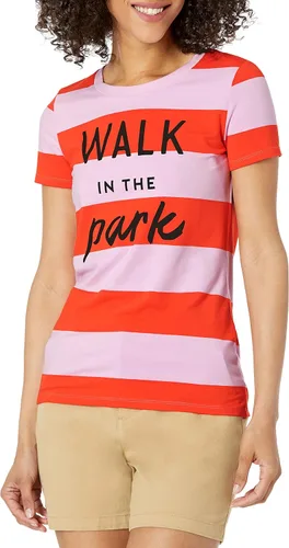 Miniatura 3 de Camiseta de manga corta con cuello redondo y ajuste clásico para mujer, paquete múltiple