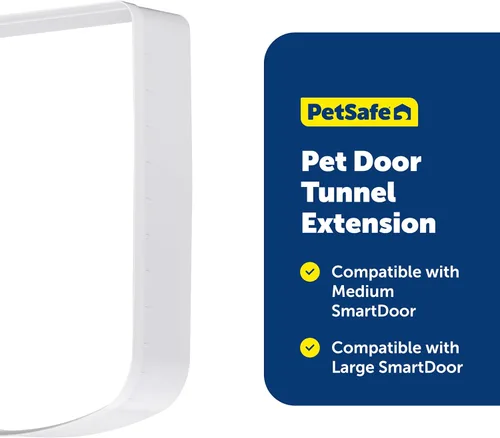Miniatura 5 de PetSafe SmartDoor ZAC19-17244 - Extensión de túnel para puertas y paredes gruesas, tamaño mediano, para gatos y perros
