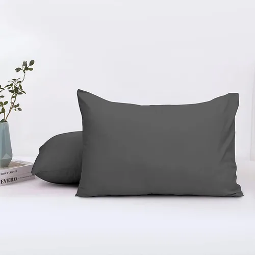 Miniatura 2 de Funda de Almohada de Viaje 12x18 Paquete de 2 Piezas 100% Algodón Egipcio Cierre de Sobre 500 Número de Hilos Funda de Almohada para Niños Pequeños