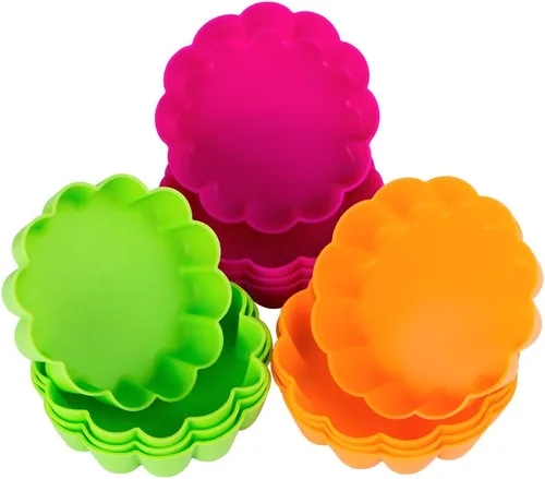 Miniatura 11 de Webake 36 piezas de silicona de platino Puto Molder filipino de tamaño pequeño, 2.2 pulgadas reutilizable Kutsinta para vaporera, taza de repuesto