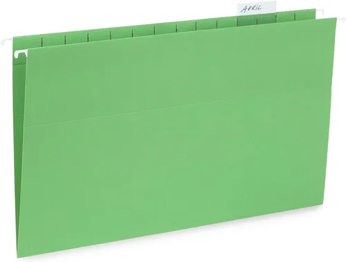 Miniatura 4 de Blue Summit - Carpetas colgantes de tamaño legal, carpetas de tamaño legal de 9.5 x 14.75 pulgadas, 25 archivos colgantes reforzados en varios