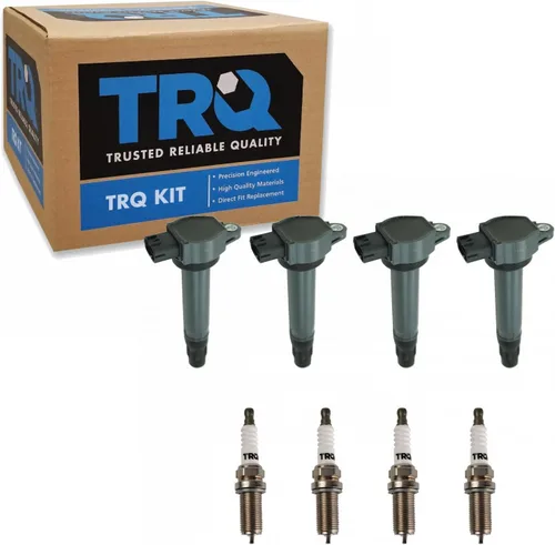 Miniatura 39 de Kit de Bobina de Encendido y Bujía TRQ 8 Piezas Bujías de Iridio Compatibles con Mercedes-Benz C250 2012-2015 y SLK250 2012-2015
