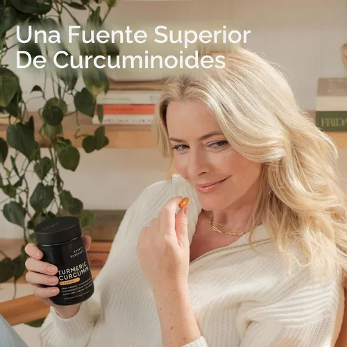 Miniatura 5 de Cúrcuma curcumina C3® Complex, la cúrcuma ayuda a un envejecimiento sano, la visión, las articulaciones y el hígado, fortificado con pimienta negra