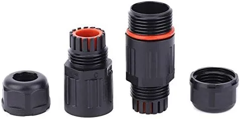 Miniatura 6 de 10 unids IP68 impermeable conector 3pin extensión al aire libre enchufe enchufe cable cable de alambre para coche camión barco interior/exterior