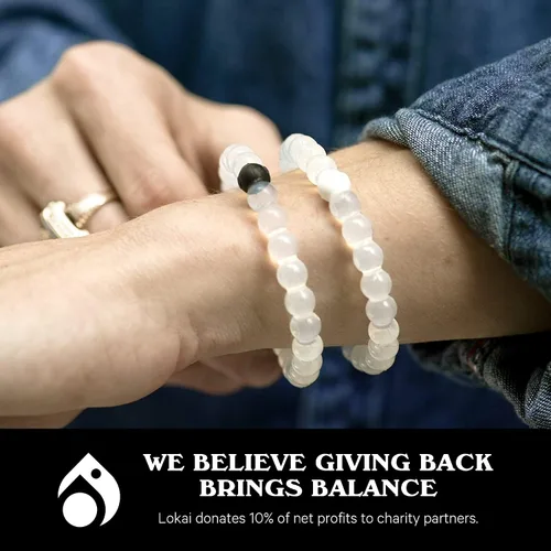 Miniatura 5 de Lokai Classic Beaded Bracelet for Women Men - Silicone Jewelry Fashion Bracelet Slides-On for Comfortable Fit