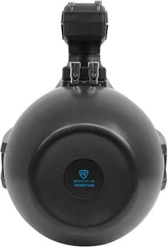 Miniatura 8 de Rockville Paquete RGHR45: 1 receptor de orificio de calibre marino con Bluetooth, USB, AM/FM + (1) par RWB70B Negro 6.5" 250W Wakeboard Marine