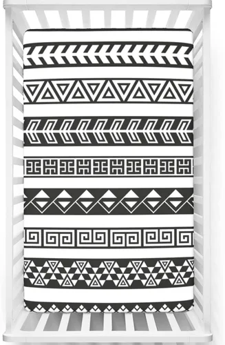 Miniatura 10 de Sábanas bajeras ajustables para cuna con temática de pesca, sábanas para colchón de cuna o sábana para cama infantil, multicolor, 24 x 38 pulgadas