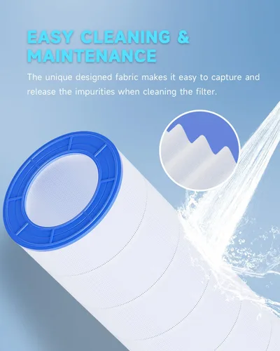 Miniatura 8 de AQUALTRA Filtro de piscina compatible con CC200, C-9419, PAP200, R173217, FC-0688, 200 pies cuadrados, 31 1/8 pulgadas x 10 1/16 pulgadas, paquete