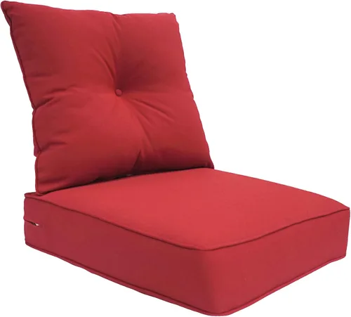 Miniatura 11 de Juego de cojines de repuesto para sillón de interiores o exteriores; para primavera y verano Olefina Gris Claro