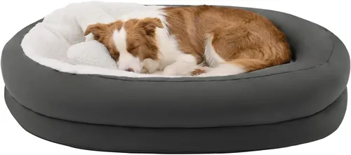 Miniatura 9 de Cama para perros pequeños con refuerzo, cama para perros pequeños, cama para perros pequeños, cama lavable con base de espuma de alta densidad