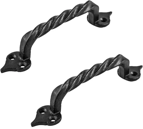 Miniatura 30 de Renovators Supply Pomo Negro para Gabinete de 4.5 pulgadas Estilo Jaula de Pájaros Tiradores para Cajones