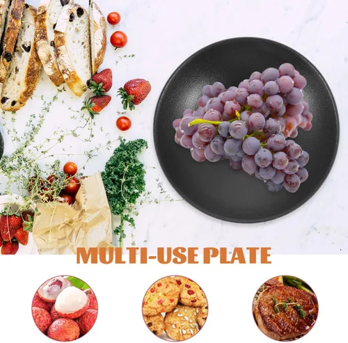 Miniatura 9 de Cabilock Bandeja de frutas de cerámica con patas altas para frutero decorativo para encimera de cocina, ideal para fiestas, aperitivos, postres