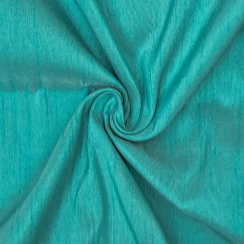Fabric Mart Direct The Yard, tela de seda Aqua Art de 1 yarda, 42 pulgadas de ancho, seda sintética de color sólido, tela de tapicería azul al por