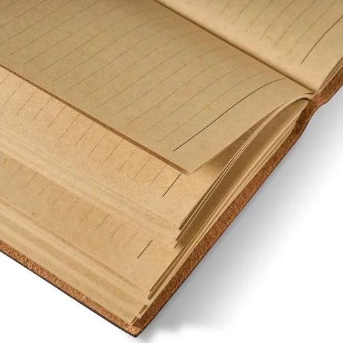 Miniatura 6 de Diario de cuero de 5 x 7 pulgadas, cuaderno de cuero genuino con llave para hombres y mujeres, caja de regalo, 280 páginas de líneas, diario