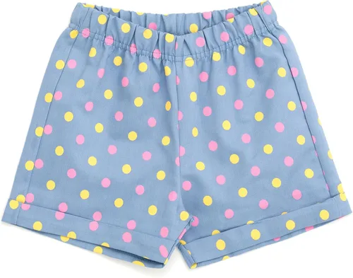 Miniatura 5 de Disney Minnie Mouse - Conjunto de camiseta floral arcoíris y pantalones cortos de cambray, tallas de bebé a niño grande (12 meses - 14-16)