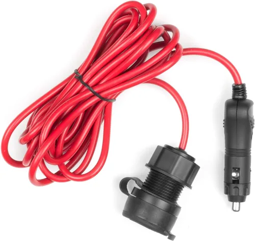 Miniatura 3 de Wagan Cable de extensión CC de 12V/24V 12ft con montaje en panel y cubierta a prueba de clima..