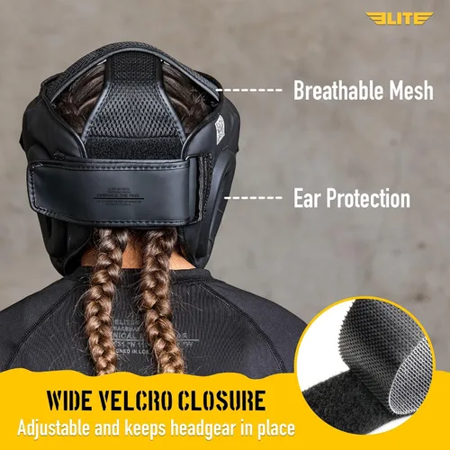 Miniatura 5 de Elite Sports Mejor Casco de Boxeo para Niños Casco de Lucha para Jóvenes para Edades de 4 a 13 Años MMA Kickboxing Muay Thai BJJ Karate Protector