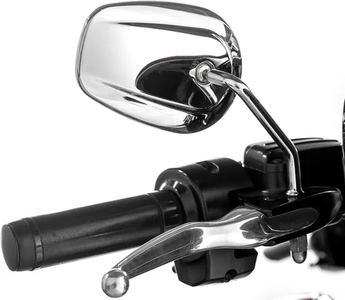 Miniatura 9 de Mofun 8mm Espejos Negros Espejos Cónicos Traseros Compatibles con Harley Softail Dyna Road King Street Glide Electra Road Glide Sportster 1982-2025