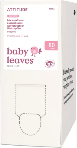 Miniatura 8 de ATTITUDE Suavizante para telas de bebé, ingredientes a base de plantas y minerales, compatible con lavadoras de alta eficiencia (HE), productos