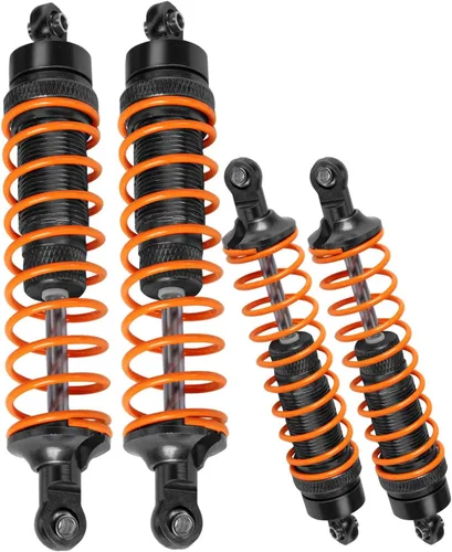 4 piezas de amortiguadores RC para 1/10 Senton 4X4 Granito 4X4 Vorteks 4X4 Bigrock 4X4 Typhon 4X4 RC Truck Car, aluminio completo delantero trasero