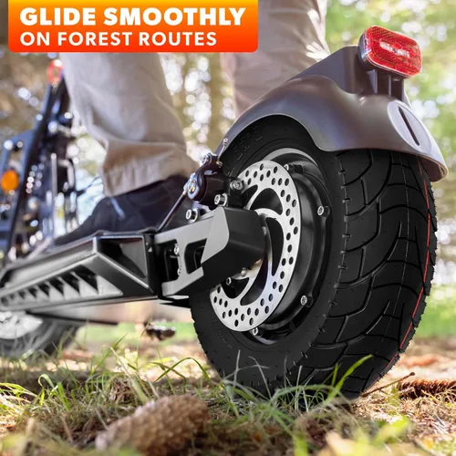 Miniatura 8 de Tubo de neumático de scooter 80/65-6 para todas las estaciones – Reemplazo de neumáticos de scooter eléctrico de 10 x 3 pulgadas con banda