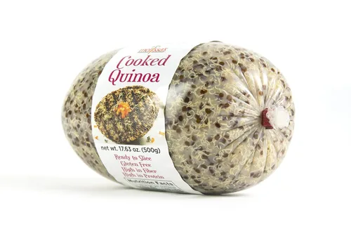 Miniatura 2 de Quinua precocida, vegana, proteína vegetal completa, sin gluten, baja en reemplazo de arroz glucémico, 3 paquetes (1.1 libras cada uno)