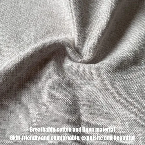 Miniatura 3 de EFELIM Relleno de espacio de cama de lino para cama Queen King de tamaño matrimonial, extensor de colchón rectangular de esponja gruesa para Beige