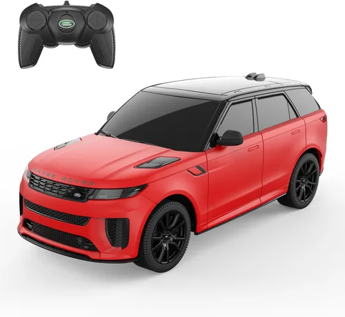 Miniatura 10 de RASTAR Land Rover Defender RC Car, modelo de juguete con control remoto Land Rover 1/14, puertas abiertas por manual, color verde