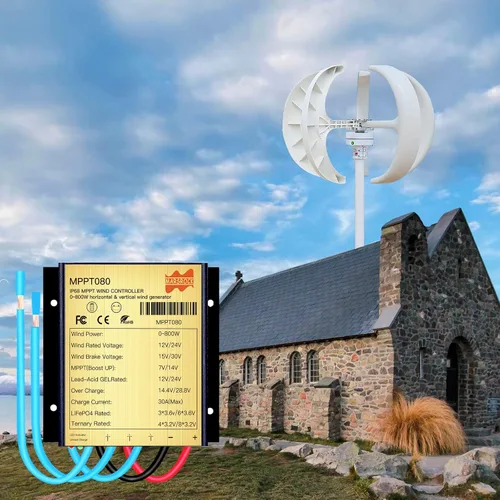 Miniatura 7 de Marsrock 30A 48V Max 800W Winmill entrada MPPT Mini controlador de carga de viento IP68 impermeable regular trabajable para batería de gel de plomo