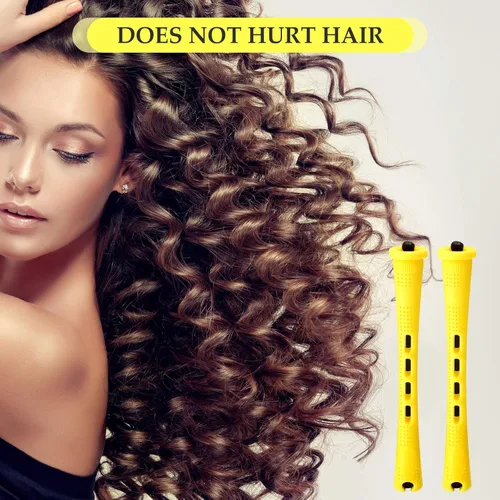 Miniatura 5 de WILLBOND 56 varillas de permanente para el cabello, de plástico, ondas frías, con 6 tamaños, rodillos rizadores para mujeres, cabello corto y largo