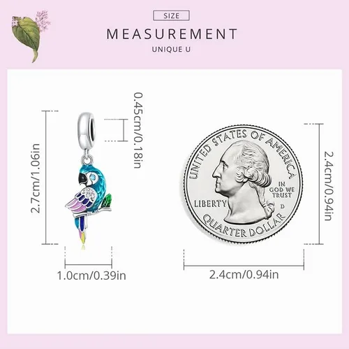 Miniatura 4 de Abalorios de la suerte para pulseras, pulseras originales de plata de ley 925 100% 925 (colgante de loro), Plata esterlina, plata de ley