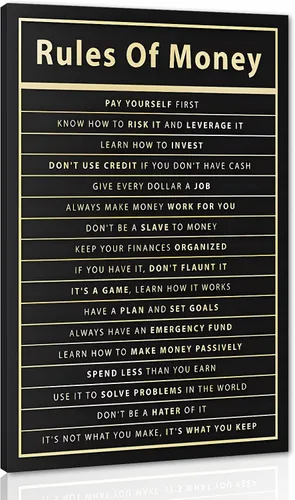 Miniatura 70 de Mindset is Everything - Lienzo motivacional para la oficina, arte de pared con citas inspiradoras de emprendedor, impresión de póster para sala
