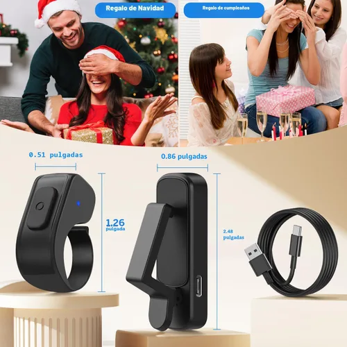 Miniatura 9 de Anillo girador de páginas para Kindle, control remoto para iPhone, iPad, tabletas Android, lectores electrónicos, girador de páginas para Kindle